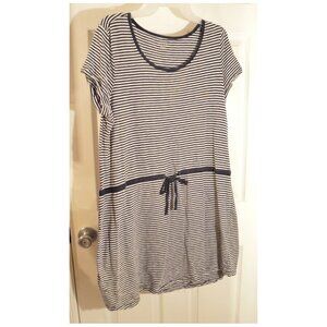 Izod Women's Long Blouse Short Sleeve Top Shirt Size XL